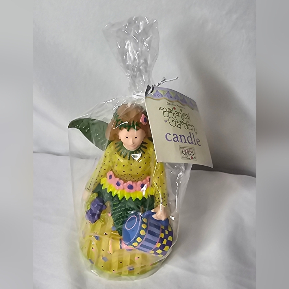 Debbie Mumm Botanical Garden Fairy Candle 2002 Boston Warehouse Figural New Tag - Picture 10 of 11
